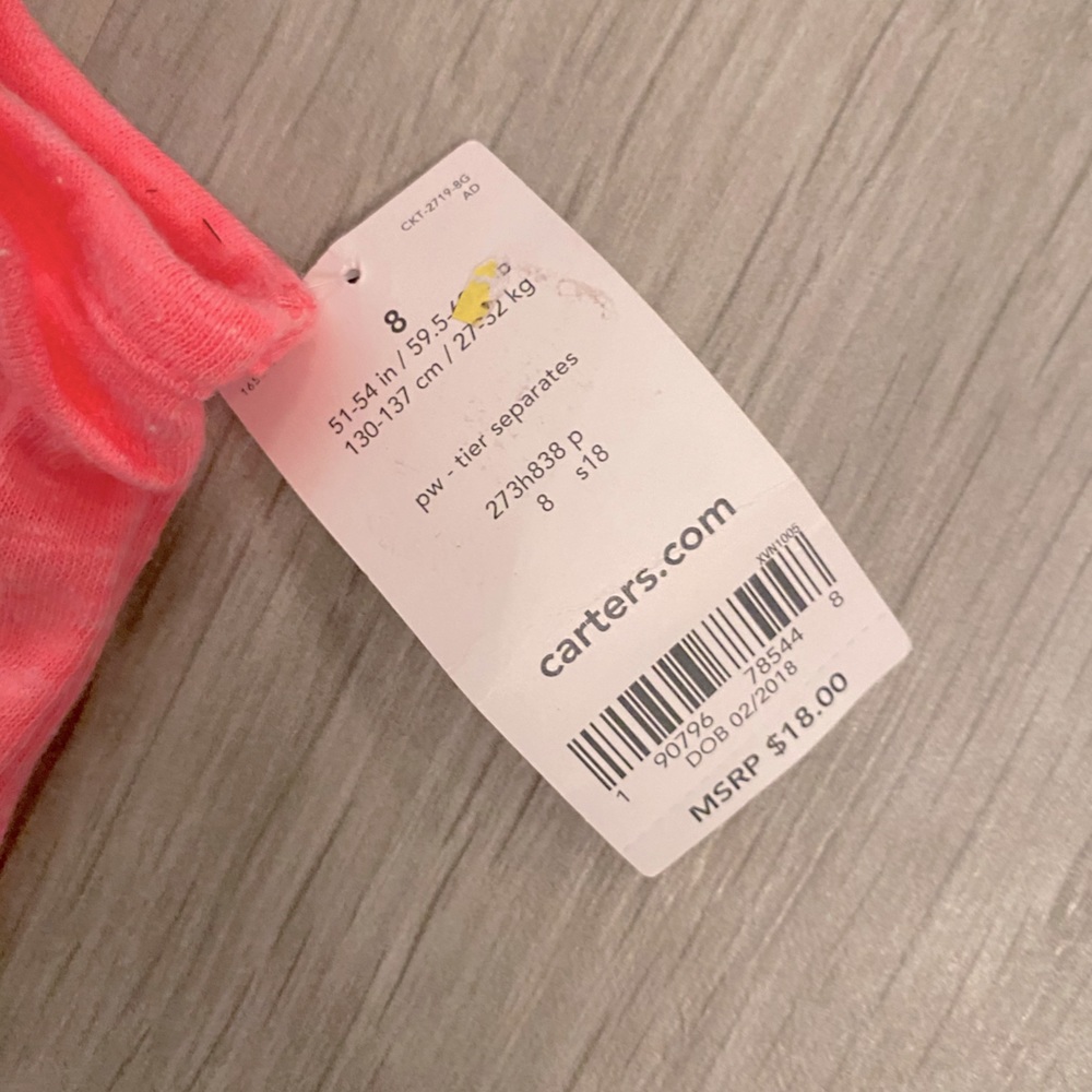 NWT Carter’s Ruffle Tank Top - Picture 7 of 7